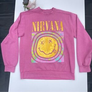 Nirvana Pink Sweater women size L